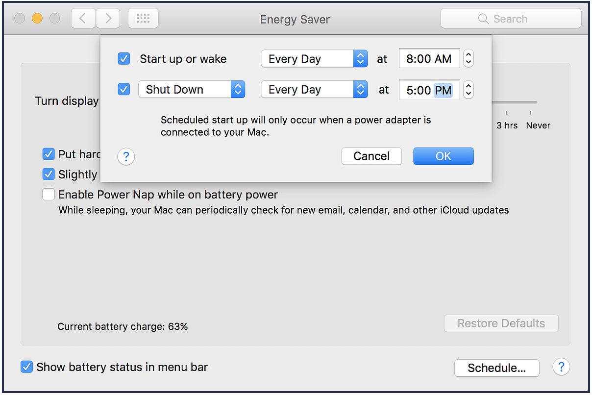 sleep scheduler